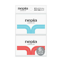 NEPIA Premium Soft Бумажные двухслойные носовые платки 10 шт./уп. (упаковка 6 шт.) 