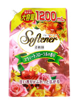 Nihon Detergent Sweet Floral Кондиционер для белья со сладким цветочным ароматом 1200 мл. 