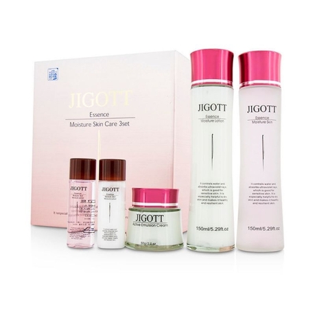 Jigott Подарочный набор JIGOTT MOISTURE SKIN CARE 3SET увлажняющая серия (тонер, лосьон, крем) 