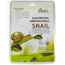 Ekel Ampoule Mask Snail Маска для лица тканевая ампульная с муцином улитки 25мл 